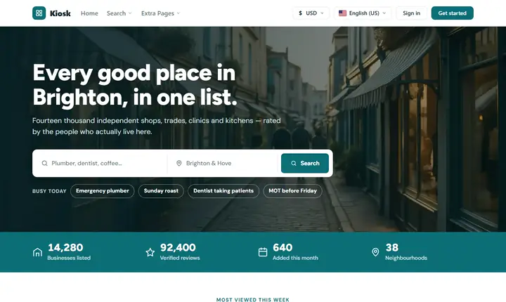 WordPress Directory Theme preview